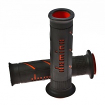 Грипсы руля Domino A25041C4540B7-0 Black/Orange