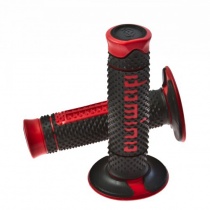 Грипсы руля Domino A26041C4240A7-0 Black/Red