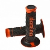 Грипсы руля Domino A26041C4540A7-0 Black/Orange