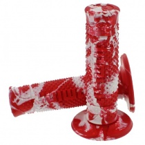 Грипсы руля Domino A26041C93A7-0 Red/White