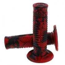 Грипсы руля Domino A26041C96A7-0 Red/Black