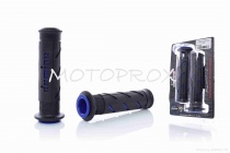 Грипсы руля Domino Black/Blue