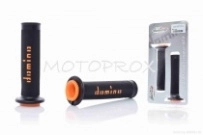 Грипсы руля Domino Black/Orange