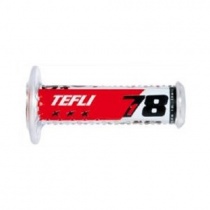 Грипсы руля Harri's 01689-RDE8 Red/White/Black