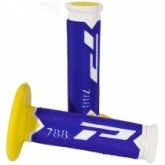Грипсы руля Progrip 788 White/Blue/Yellow