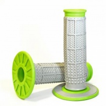 Грипсы руля Renthal MX Dual Compound Tapered  Grey/Green