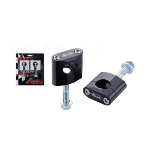 Кронштейни кріплення руля Accel BM-02 22 Black h34 M12