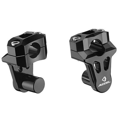 Кронштейни кріплення руля мотоцикла Accel TBM02 28 Black h50