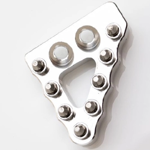 Накладка ніжки заднього гальма FM-Parts FPX22 Silver