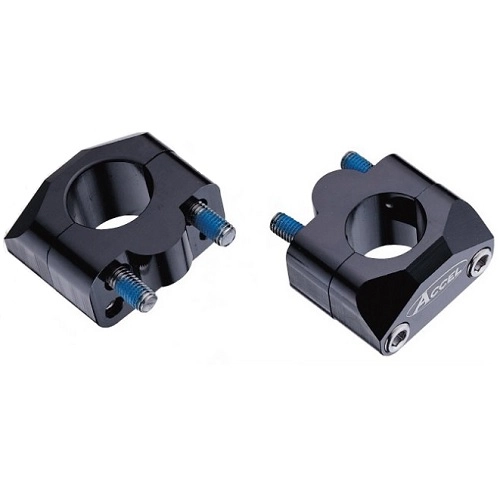 Проставки руля Accel BM-01 22/22 Black h20