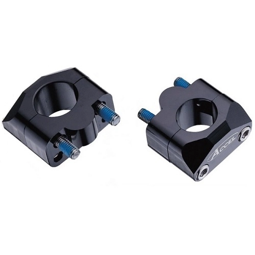 Проставки руля Accel BM-01 22/28 Black h20