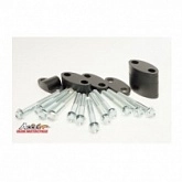 Проставки руля Accel BMA-02 22/22 Black h18+5+10+6=39