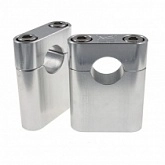 Проставки руля Buzzetti BZ2407 28/28 Silver