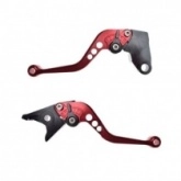 Рычаги тормоза и сцепления CNC BRT-015 Red