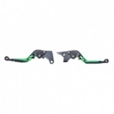 Рычаги тормоза и сцепления CNC BRT-092 Green