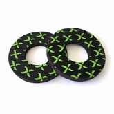 Шайбы грипсы руля X-Grip XG-2245 Green