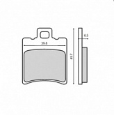 Колодки тормозные Brenta BR3010