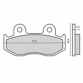 Колодки тормозные Brenta BR3190