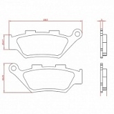 Колодки тормозные Brenta BR3224