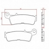 Колодки тормозные Brenta BR4227