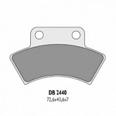 Колодки тормозные Delta DB2440OR-D