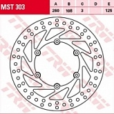 Диск тормозной TRW Lucas MST303