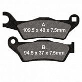 Колодки тормозные EBC SFA732