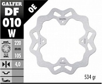 Диск тормозной Galfer DF010W