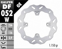 Диск тормозной Galfer DF052W