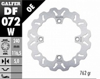 Диск тормозной Galfer DF072W