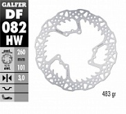 Диск тормозной Galfer DF082HW