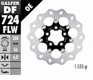 Диск тормозной Galfer DF724FLW