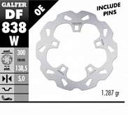 Диск тормозной Galfer DF838W