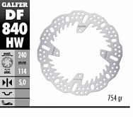 Диск тормозной Galfer DF840HW