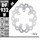 Диск тормозной Galfer DF932W