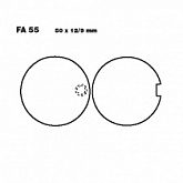 Колодки тормозные EBC FA055