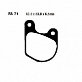 Колодки тормозные EBC FA071