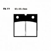 Колодки тормозные EBC FA077V