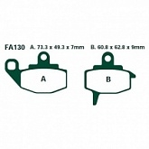 Колодки тормозные EBC FA130TT