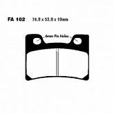 Колодки тормозные EBC FA182