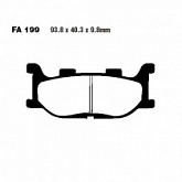 Колодки тормозные EBC FA199HH