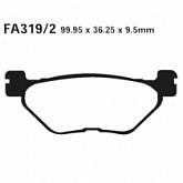 Колодки тормозные EBC FA319/2HH