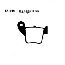 Колодки тормозные EBC FA346TT
