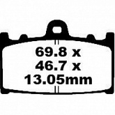 Колодки тормозные EBC FA366HH