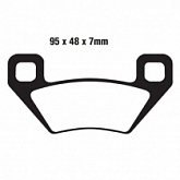 Колодки тормозные EBC FA395TT