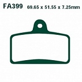 Колодки тормозные EBC FA399