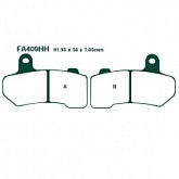 Колодки тормозные EBC FA409HH