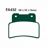 Колодки тормозные EBC FA432