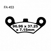 Колодки тормозные EBC FA453R