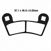 Колодки тормозные EBC FA456TT